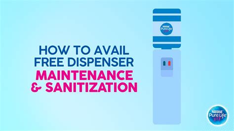 NestlÉ Pure Life How To Avail A Free Dispenser Maintenance And Sanitization Youtube