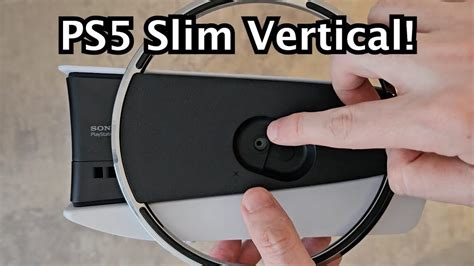 How To Set Up Vertical Stand PS5 Slim Or PS5 YouTube