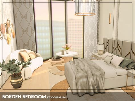 The Sims Resource Amber Bedroom TSR Only CC