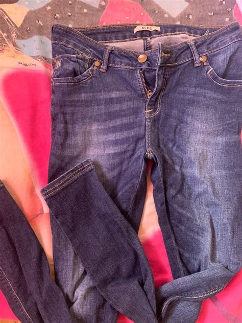 Dark blue jeans, Women's Fashion, Bottoms, Jeans on Carousell