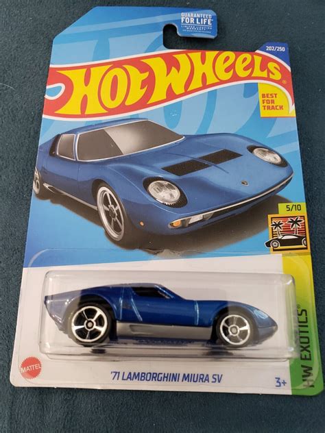 ‘71 Lamborghini Miura Sv Hw Exotics Hot Wheels 2022 Ebay