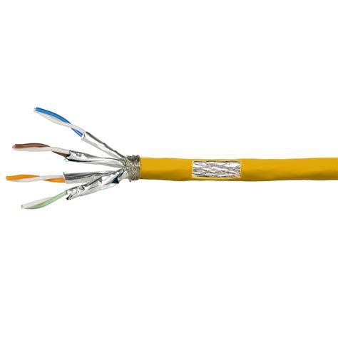 Rola Cablu De Retea RJ45 Cat 7A S FTP 25m Galben Logilink CPV0068