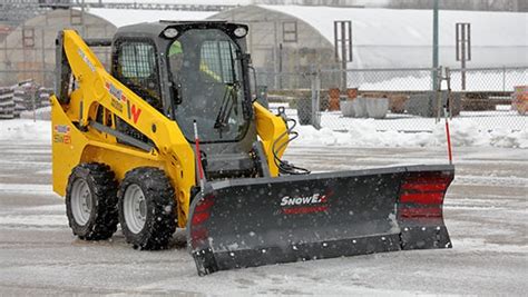 Skid Steer Snow Plows Straight Blade Attachments Snowex®