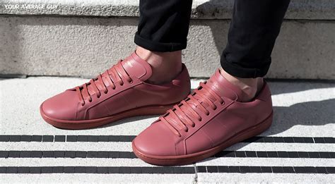 Saint Laurent Dusty Rose Court Classic Sneakers Review - Your Average Guy