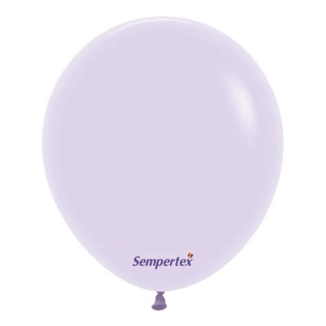 18 Pastel Matte Lilac Sempertex Latex Balloon 1 Bag Balloon Warehouse