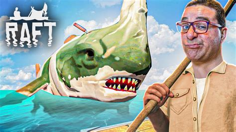 Raft O Capitulo Final Boss Gigante Rhino Shark Youtube