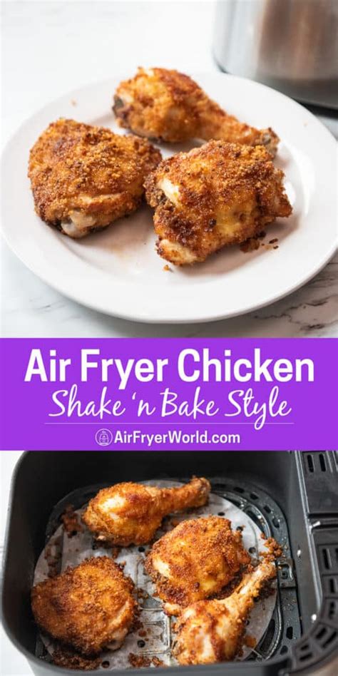 Air Fryer Shake N Bake Chicken Air Fried Chicken Air Fryer World