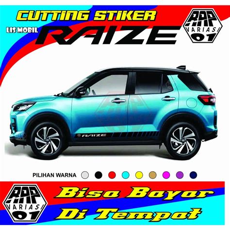 Jual Stiker Lis Mobil Raize Stiker Cuting Toyota Raize Shopee Indonesia