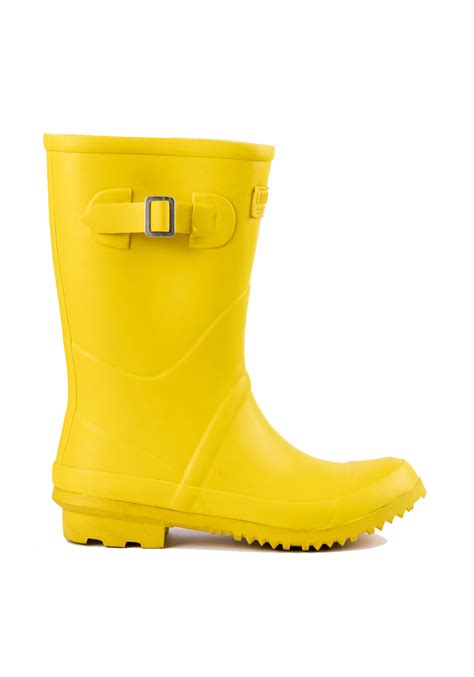 Yellow Short Wellington Boots Womens Wellies Lakeland