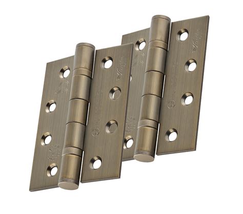 Eurospec 4 Inch Grade 13 Plain Ball Bearing Hinges Antique Brass Sold In Pairs Web Ironmongery