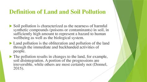 SOLUTION: Land And Soil Pollution Ppt - Studypool