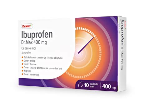 Drmax Ibuprofen 400mg 10 Capsule Moi Drmax Farmacie