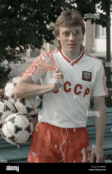 Ussr National Football Team Forward Valery Shmarov Stock Photo Alamy