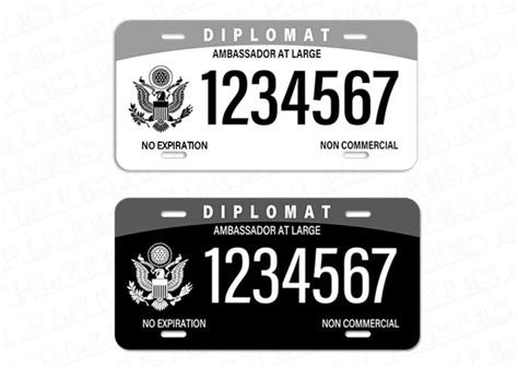 Dot Diplomat Custom Plates And Signs