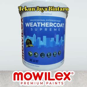 Jual Mowilex Weathercoat Supreme White Cat Tembok Eksterior L Wse