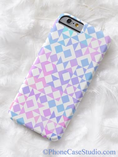 Trendy Triangle Geometric Pattern Phone Case So Sweet And Cute This