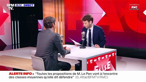 Gabriel Attal Tr S Embarrass Par Une Question De Benjamin Duhamel Sur