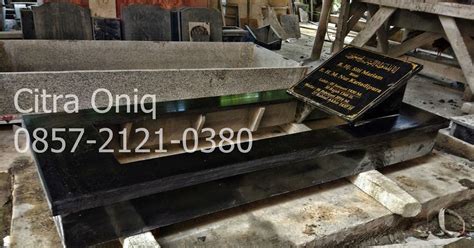 Batu Nisan Prasasti Peresmian Makam Bahan Marmer Granit Body