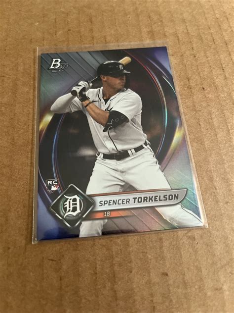 Bowman Platinum Spencer Torkelson Rc Detroit Tigers Baseball