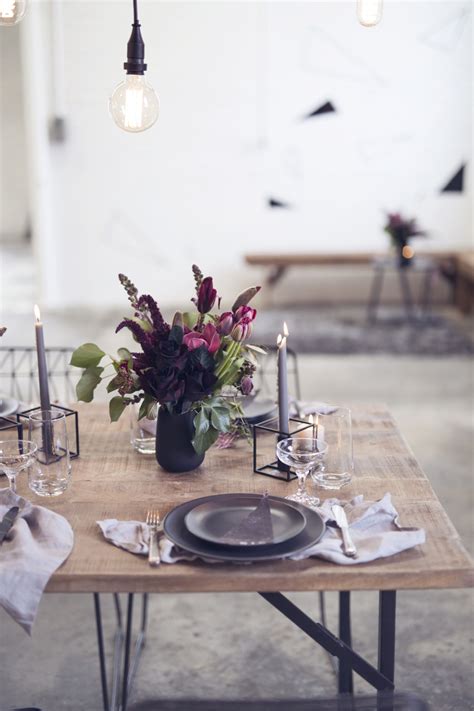 Modern Industrial Inspiration At Stackwood Hall Au Industrial Wedding Centerpieces