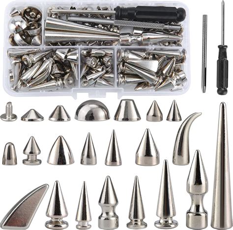 Amazon Yoranyo Sets Mixed Shape Spikes And Studs Assorted Sizes