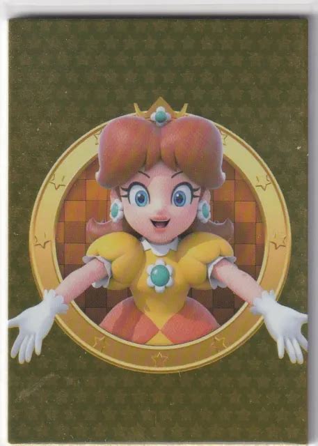 PANINI SUPER MARIO Trading Carte Mappa No 150 Oro Card Daisy EUR 2 45