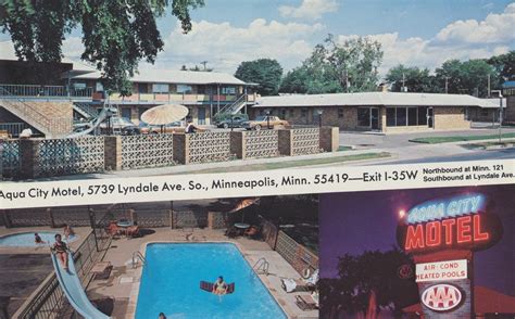 Aqua City Motel Minneapolis Minnesota 5739 Lyndale Ave Flickr