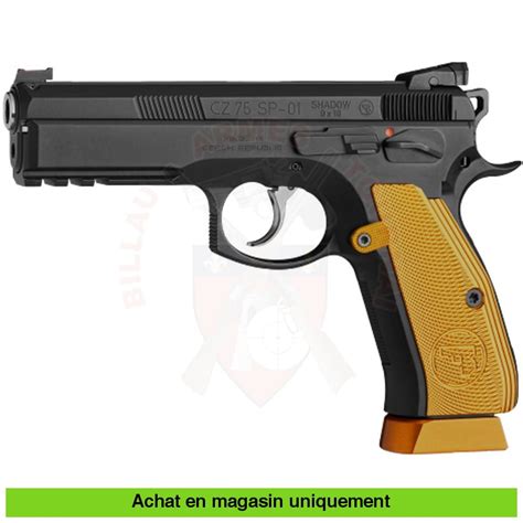 Pistolet Semi Auto Cz 75 Sp 01 Shadow Orange 9mm Para Billau Armes