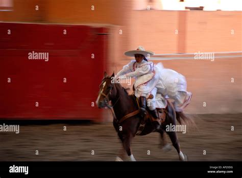 Charreada Mexico Stock Photo Alamy