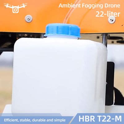 High Yield Drone Fumigation Crop Sprayer 22L 4 Axis Agricultural Drone