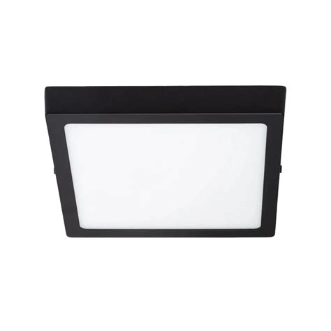 Ripley Panel Led Sobrepuesto Cuadrado Negro Pro W C Lido