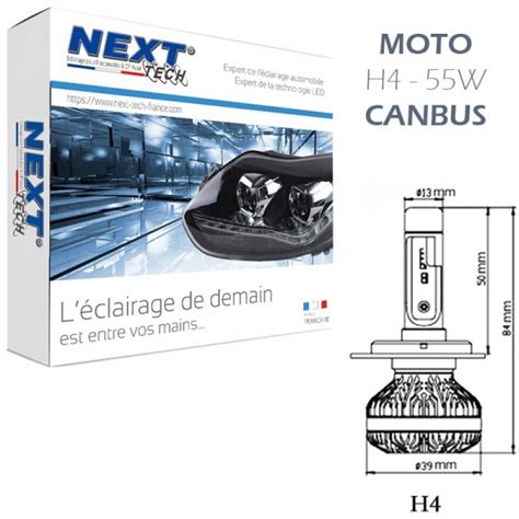 Achetez Next Tech AMPOULES LED H4 55W CANBUS VENTILEES HAUT DE GAMME