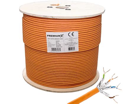 Premiumx M Cat Netzwerkkabel Simplex Lan Kabel Ethernet Datenkabel