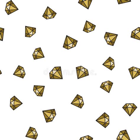 Vector Seamless Diamonds Pattern Stock Illustration Illustration Of