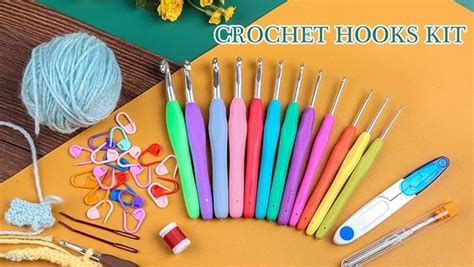 Amazon IMZAY 54 Pcs Crochet Needles Set Crochet Hooks Kit With