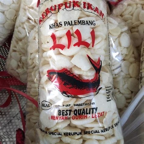 Jual Kerupuk Lili Ikan Khas Palembang Shopee Indonesia