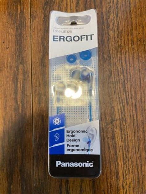 Panasonic Rp Hje Ergofit In Ear Earbud Headphones Blue In Factory