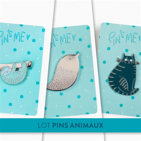 Mathou Illustrations Lots Pins Animaux