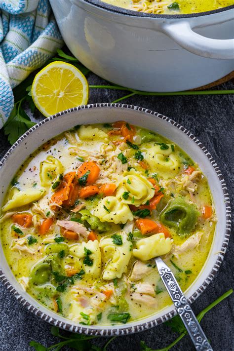 Chicken Tortellini Soup - Closet Cooking