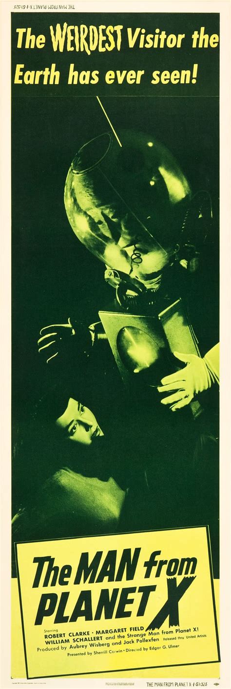 The Man from Planet X (1951) | Movie posters, Horror posters, Sci fi ...