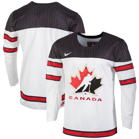 Men's Nike White Hockey Canada - Team Replica Jersey