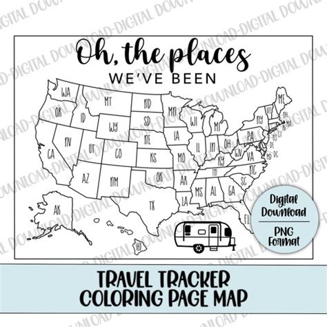 Oh The Places Weve Been Travel Tracker Map Travel Map Us Travel Map