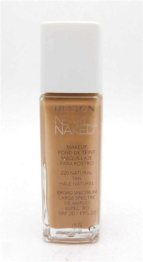 Revlon Nearly Naked Makeup Broad Spectrum Spf Natural Tan Fl