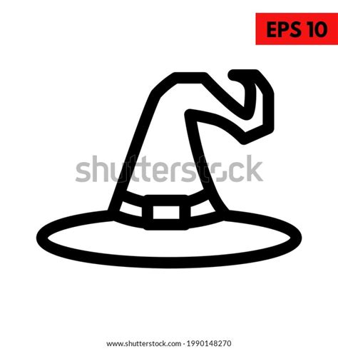 Illustration Wizard Hat Icon Stock Vector Royalty Free 1990148270 Shutterstock