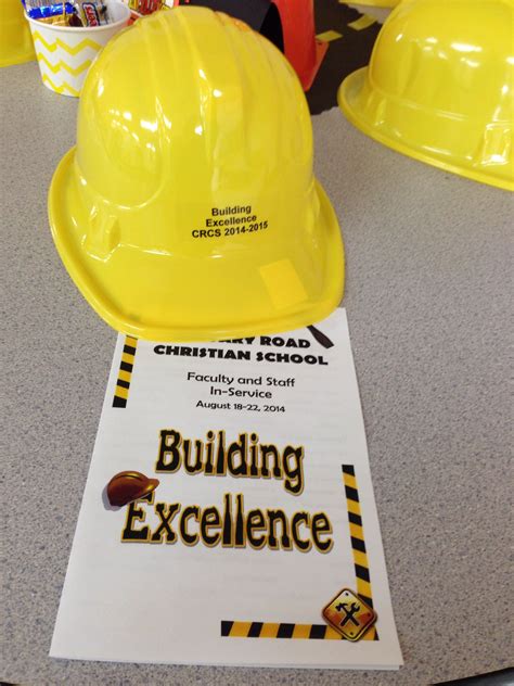 Construction Theme Table Setting Construction Theme Classroom Under