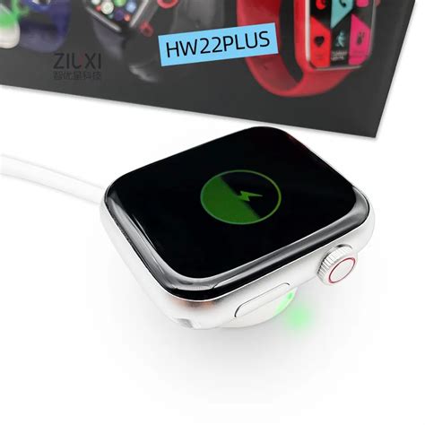 2021 Hw22plus Smartwatch Warless Charger Rotate Button Reloj Hw22