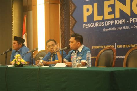 Rapat Pleno Iv Dpp Knpi Hasilkan Keputusan Penting