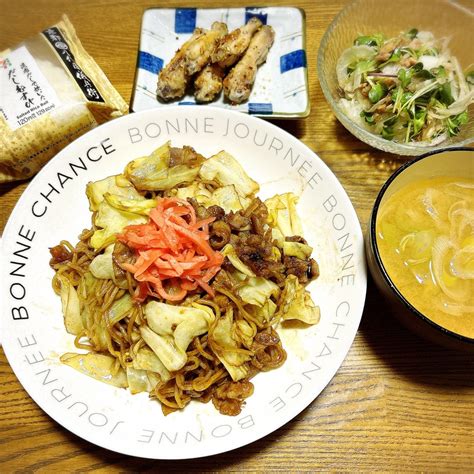 焼きそば定食＊カプレーゼ | ごはんですよ②