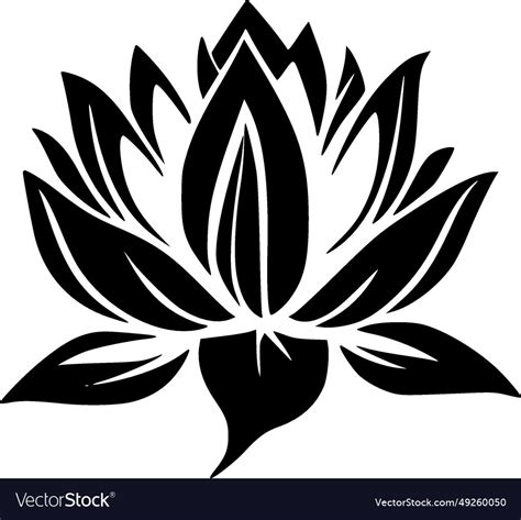 Lotus flower - high quality logo ideal Royalty Free Vector