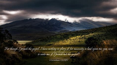 Corinthians Kjv Desktop Wallpaper For Though I Preach The